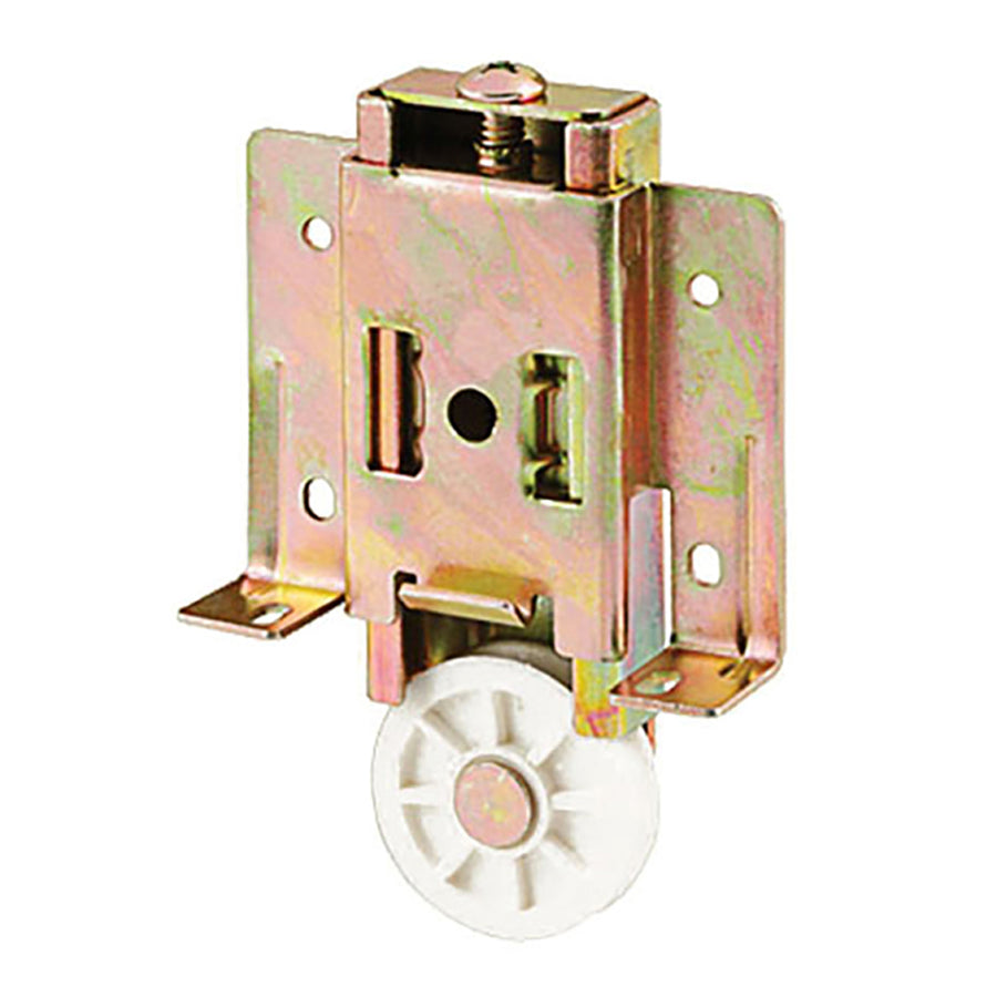Cox Mirror closet door roller 1-1/2 Nylon wheel - Concave - Cox Mirror closet door roller 1-1/2 Nylon wheel - Concave