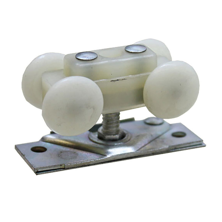 4 Wheel Closet Door Roller with 5/8 Inch Wheels - 4 Wheel Closet Door Roller with 5/8 Inch Wheels