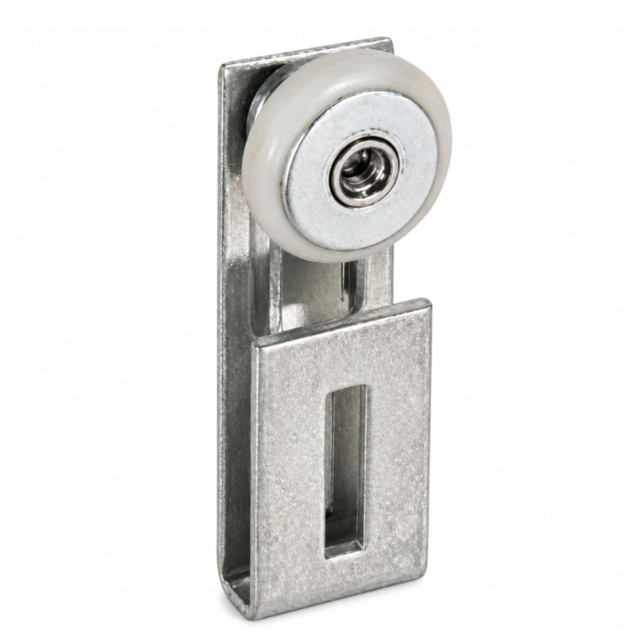 3/4 inch Outer Diamter, Oval  Roller w/ Bracket - 3/4 inch Outer Diamter, Oval  Roller w/ Bracket
