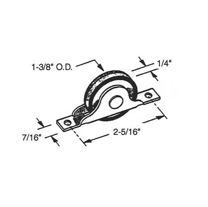 Sliding Door Roller 1.375 Inch Wheel Diameter - Sliding Door Roller 1.375 Inch Wheel Diameter