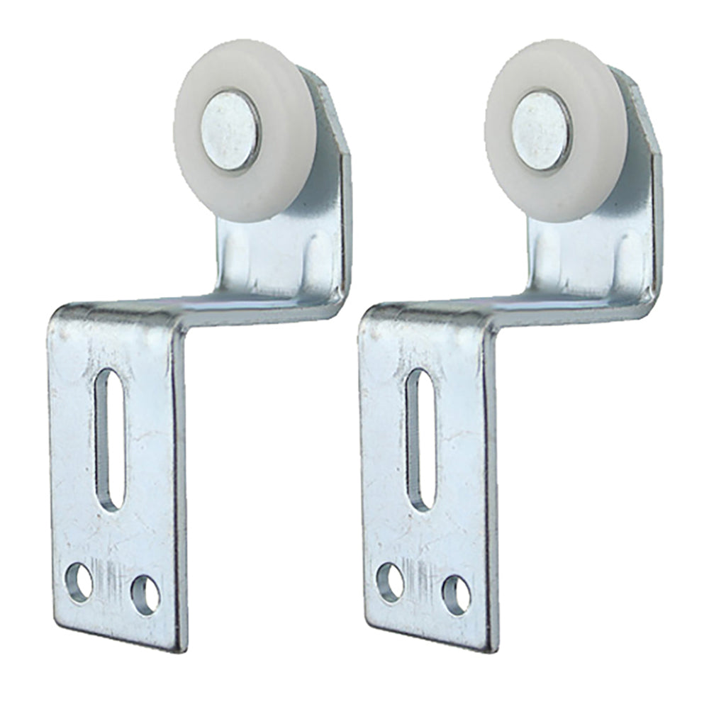 Cox Top Hung Closet Door Roller with 1 Inch Plastic Wheel and 1-3/8 Inch Offset - Cox Top Hung Closet Door Roller with 1 Inch Plastic Wheel and 1-3/8 Inch Offset
