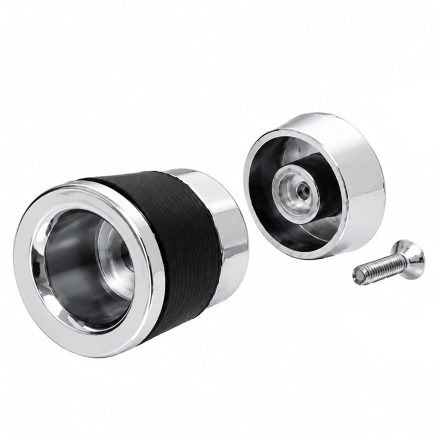 Diecast Finger Pull for Shower Door Polished Chrome - Diecast Finger Pull for Shower Door Polished Chrome