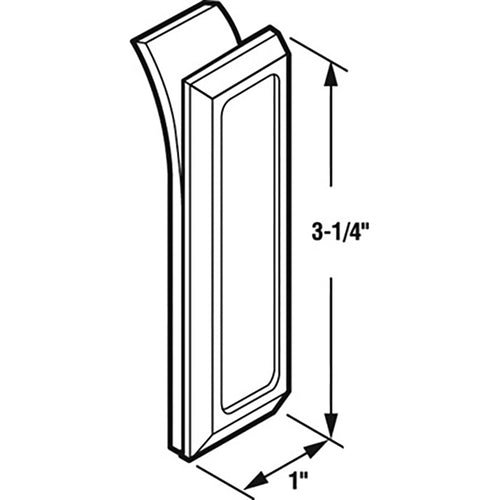 Clear Self-Adhesive Pull for Shower Door 2 Pack - Clear Self-Adhesive Pull for Shower Door 2 Pack