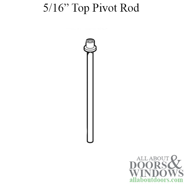 Pivot Rod, 5/16, Top - Pivot Rod, 5/16, Top