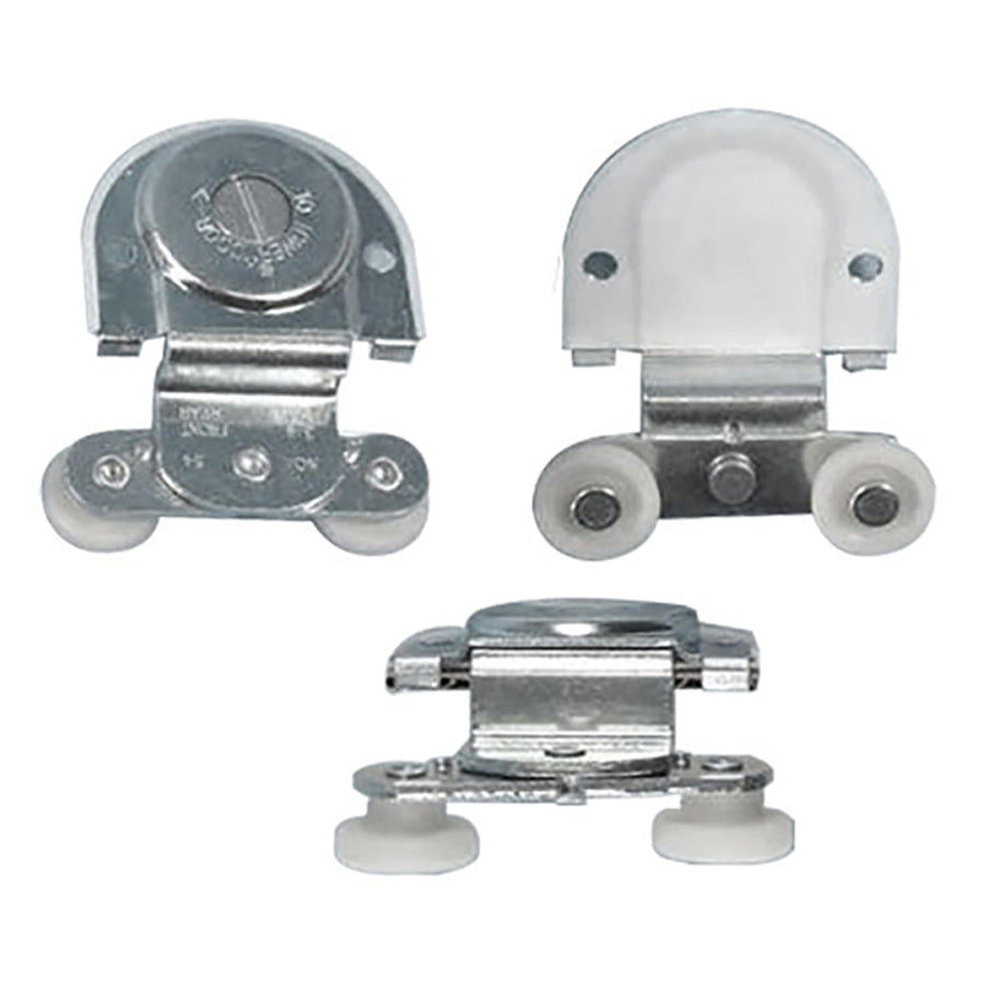 2 Wheel, 3/4 inch Dia., 1/8 offset - Front Closet Door Roller - 2 Wheel, 3/4 inch Dia., 1/8 offset - Front Closet Door Roller