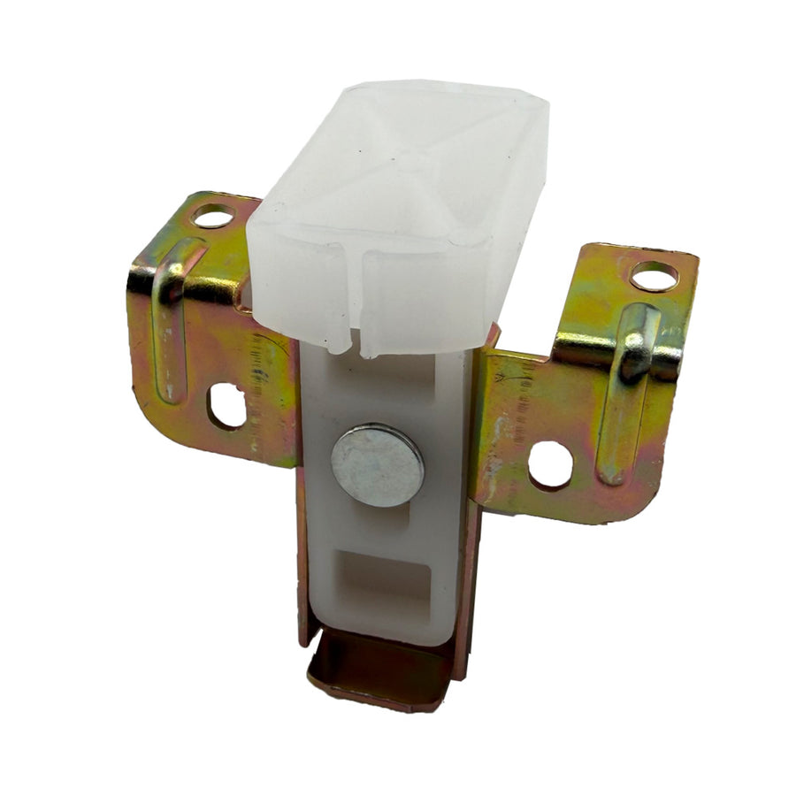 Mirrored Door Top Guide Plastic Adjustable Guide 2-Pack White - Mirrored Door Top Guide Plastic Adjustable Guide 2-Pack White