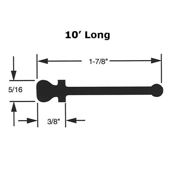 Weatherstrip - Metal Door - 10 Foot - Weatherstrip - Metal Door - 10 Foot