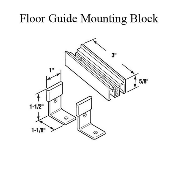 Floor Guide Mounting Block - Floor Guide Mounting Block