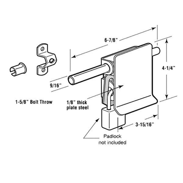 Tamper-Proof Lock for Garage and Shed - Tamper-Proof Lock for Garage and Shed