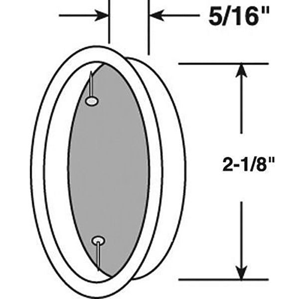 Finger Pull 2-1/8 Inch Multiple Finish Options - Finger Pull 2-1/8 Inch Multiple Finish Options