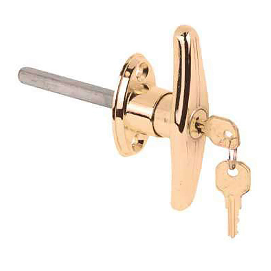 T-Handle - Brass Plated - 3 In Shaft - T-Handle - Brass Plated - 3 In Shaft