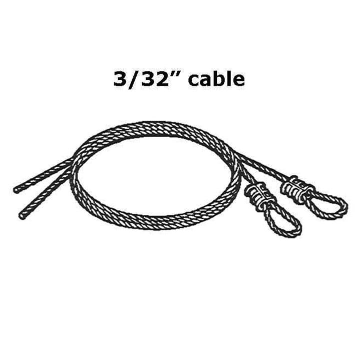Extension Cable - 3/32 Inch - 12 Ft Long - Extension Cable - 3/32 Inch - 12 Ft Long
