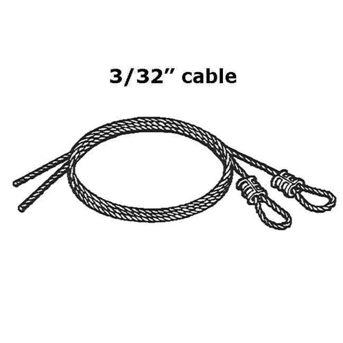 Extension Cable - 3/32 Inch - 12 Ft Long - Extension Cable - 3/32 Inch - 12 Ft Long