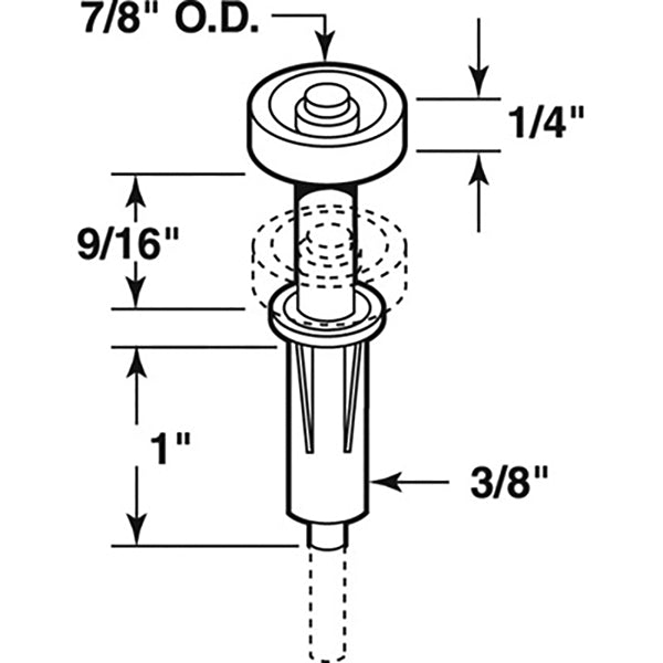 Top Guide/Roller for Bi-Fold Door - Top Guide/Roller for Bi-Fold Door