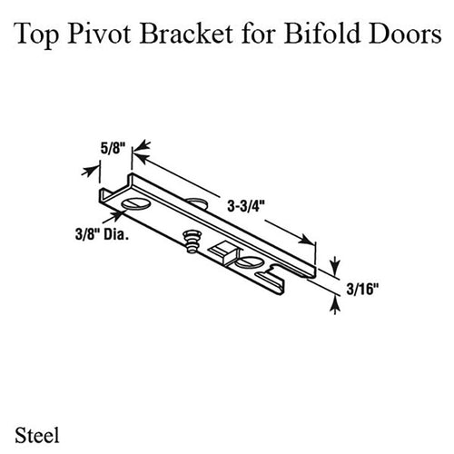 Acme 2811 Top Bracket, PIVOT SOCKET, Acme bi-fold Door - Acme 2811 Top Bracket, PIVOT SOCKET, Acme bi-fold Door