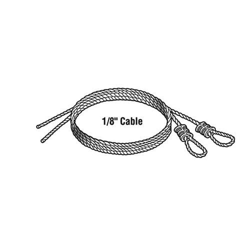 Steel Extension Cable For Garage Door 12 Foot Cable 1/8th Inch Diameter Cable - Steel Extension Cable For Garage Door 12 Foot Cable 1/8th Inch Diameter Cable