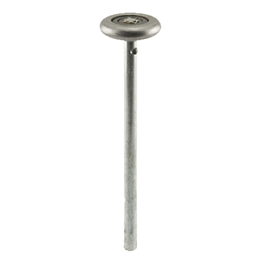 Heavy-Duty Garage Roller with 1-7/8 Inch Steel Wheel and Long Stem - Heavy-Duty Garage Roller with 1-7/8 Inch Steel Wheel and Long Stem