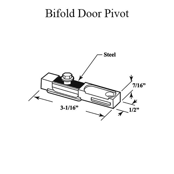 Socket, Bi-Fold Door Pivot - Acme No. 4460 - Socket, Bi-Fold Door Pivot - Acme No. 4460