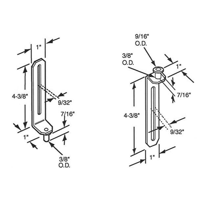 Lead Door Guide for Folding Door - Top & Bottom - Lead Door Guide for Folding Door - Top & Bottom