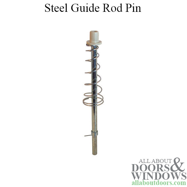 Closet Bi Fold Door Pivot Rod with 0.25 Inch Guide - Closet Bi Fold Door Pivot Rod with 0.25 Inch Guide