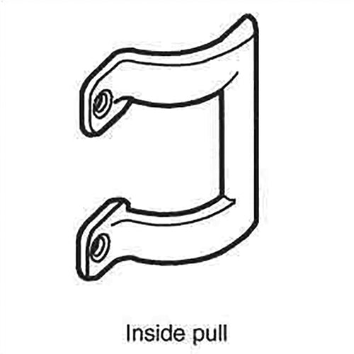 Shower Door Handle Set  2 inch - Brass - Discontinued - Shower Door Handle Set  2 inch - Brass - Discontinued