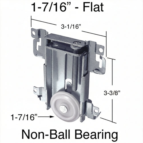 Mirror Door Roller, 1-7/16 inch dia - Mirror Door Roller, 1-7/16 inch dia