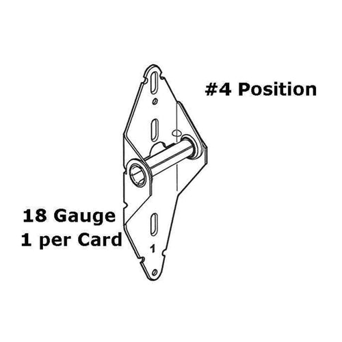 Garage Door Hinge - No.4 - Medium Duty - Garage Door Hinge - No.4 - Medium Duty