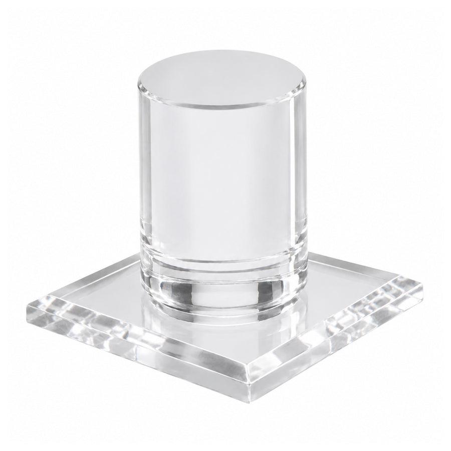 Clear Acrylic Self-Adhesive Pull - 13/16 Inch - Clear Acrylic Self-Adhesive Pull - 13/16 Inch