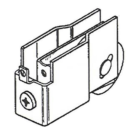 Roller, Wardrobe Door 1-1/2 Inch Nylon Wheel