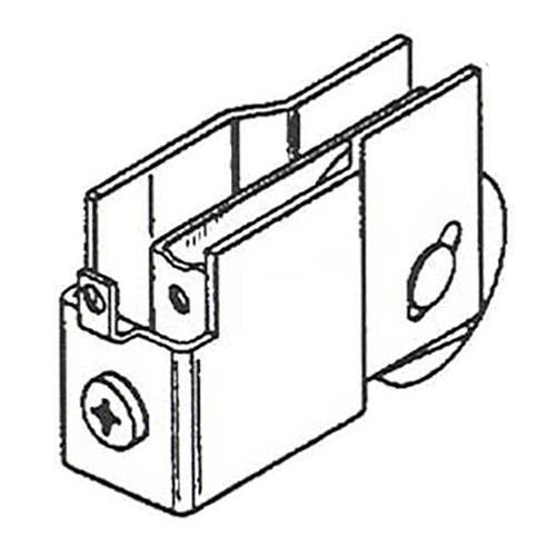 Roller, Wardrobe Door 1-1/2 Inch Nylon Wheel - Roller, Wardrobe Door 1-1/2 Inch Nylon Wheel