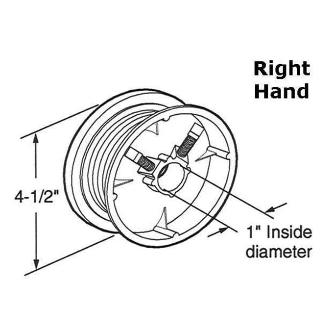 Torsion Spring Cable Drum, Garage Door - Right Hand - Torsion Spring Cable Drum, Garage Door - Right Hand