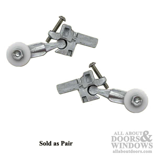 Bypass Roller Set for Closet Doors - Bypass Roller Set for Closet Doors