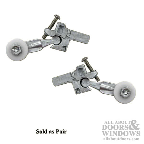 Bypass Roller Set for Closet Doors - Bypass Roller Set for Closet Doors