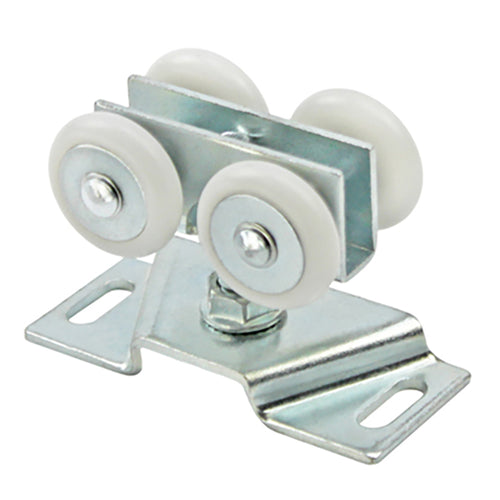Pocket Door Hanger 4 Nylon Wheels 7/8 Inch Diameter - Pocket Door Hanger 4 Nylon Wheels 7/8 Inch Diameter