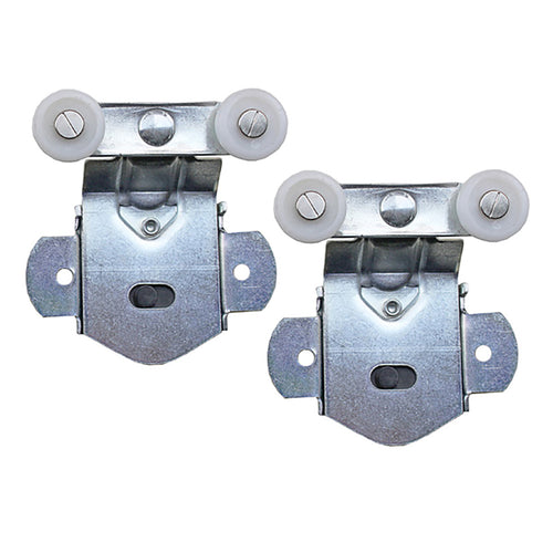 Discontinued - Sterling Hardware 2-Wheel Sliding Closet Door Roller Assemblies - Discontinued - Sterling Hardware 2-Wheel Sliding Closet Door Roller Assemblies