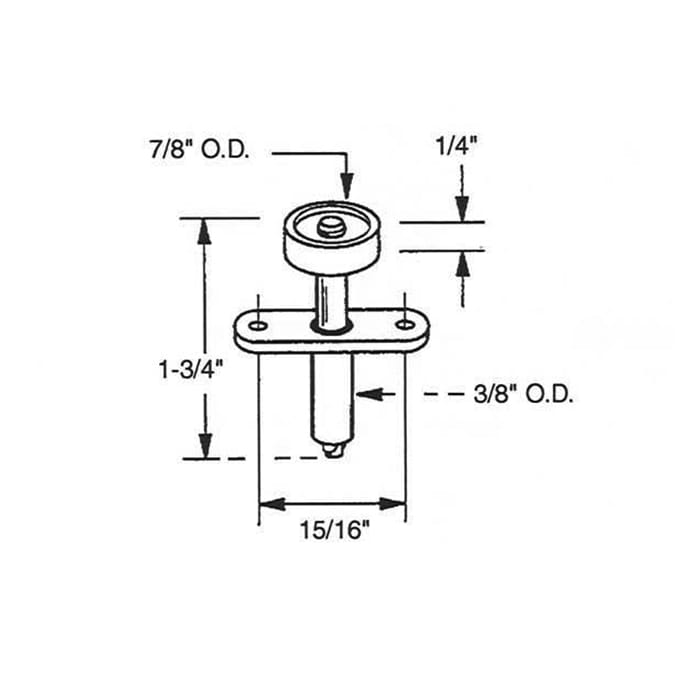 Spring-Loaded Guide Roller with Nails - Spring-Loaded Guide Roller with Nails