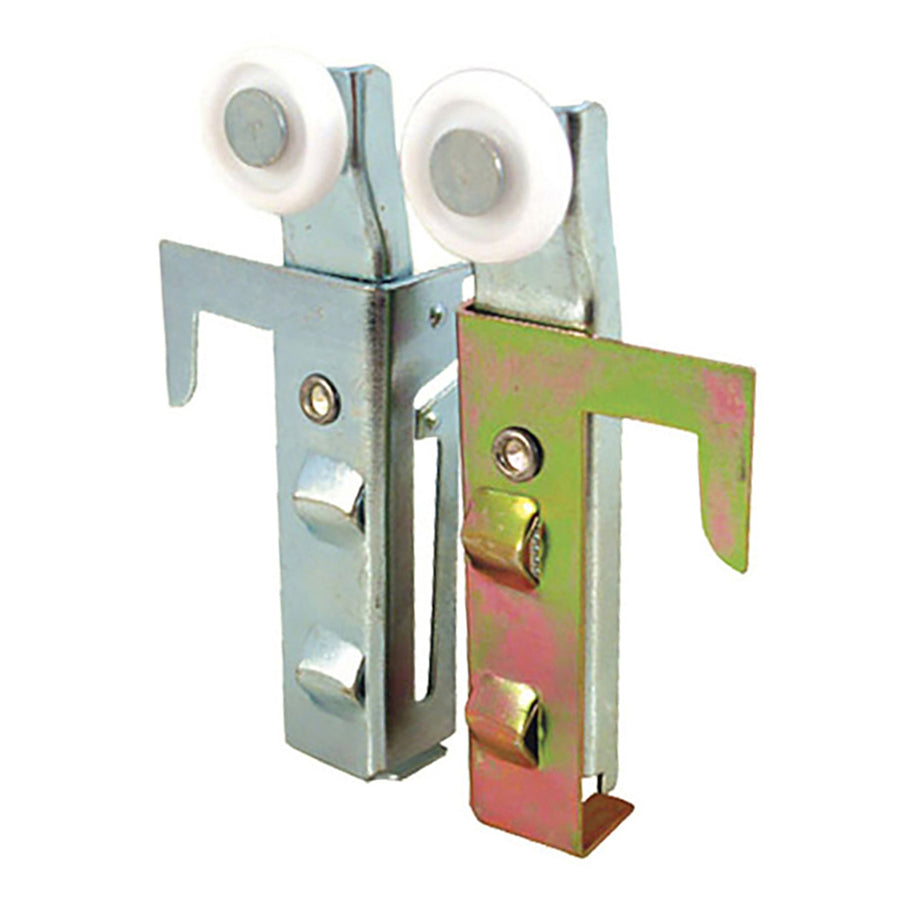 Acme Top Roller Pair and Corner Brackets for Sliding Panel Door - Acme Top Roller Pair and Corner Brackets for Sliding Panel Door