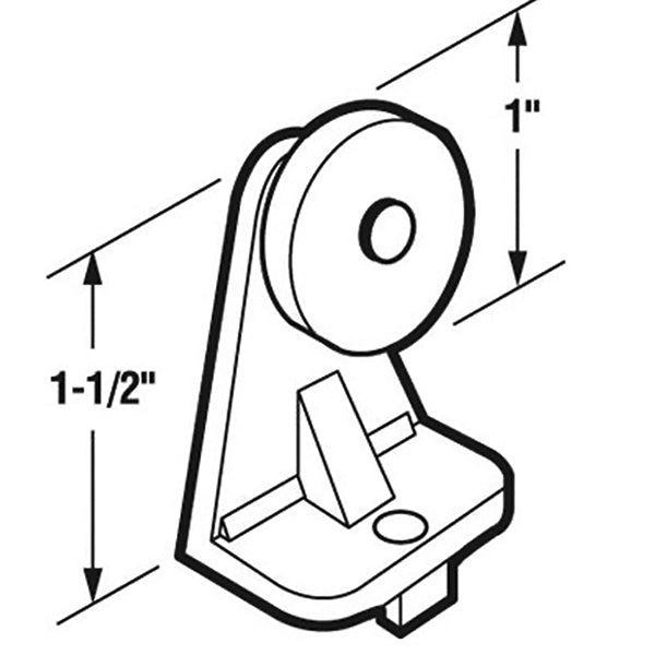 Folding Shower Door Roller Assembly Top Mount - Folding Shower Door Roller Assembly Top Mount