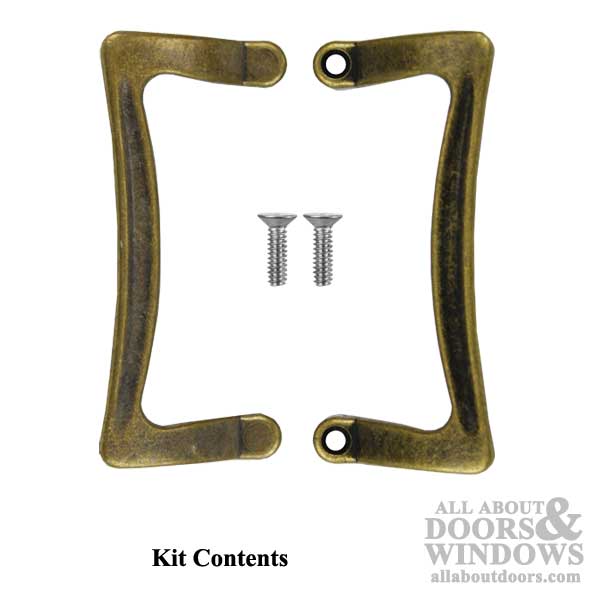 3-1/2 Inch Universal Shower Door / Tub Enclosure Handle Set - 3-1/2 Inch Universal Shower Door / Tub Enclosure Handle Set