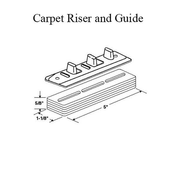 Carpet Riser and Adjustable Guide - Carpet Riser and Adjustable Guide