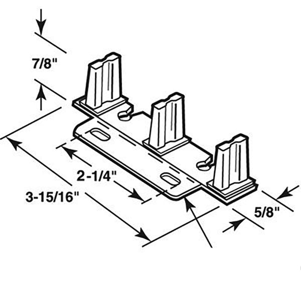 Closet Door Guide for 3/4 Inch or 1-3/8 Inch Doors - Closet Door Guide for 3/4 Inch or 1-3/8 Inch Doors