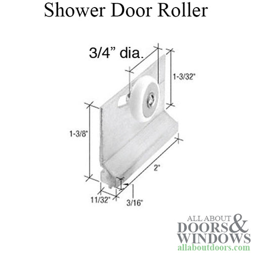 Roller Assembly - Bath Co - Shower Door- 2 pack - Roller Assembly - Bath Co - Shower Door- 2 pack