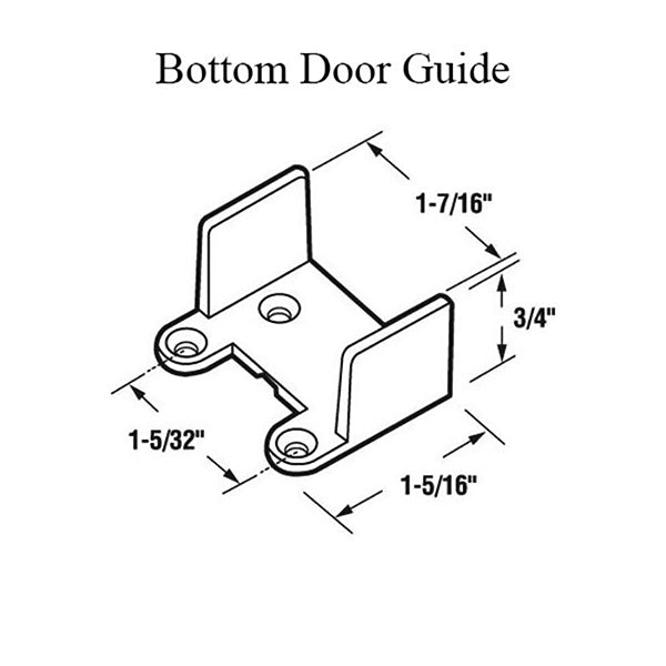 Wardrobe Door Bottom Guide - Wardrobe Door Bottom Guide