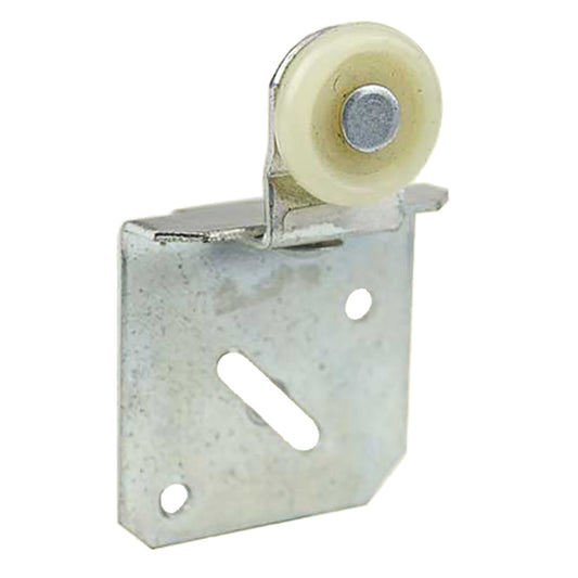 Wardrobe Door Roller Assembly with 1 Inch Nylon Wheel for Back Panel