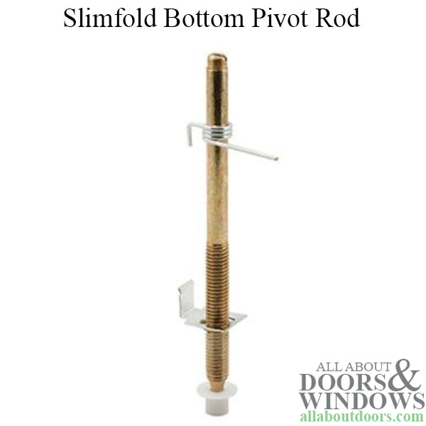 Slimfold Bottom Threaded Pivot Rod 5/16 diameter Pin – Door and Window ...