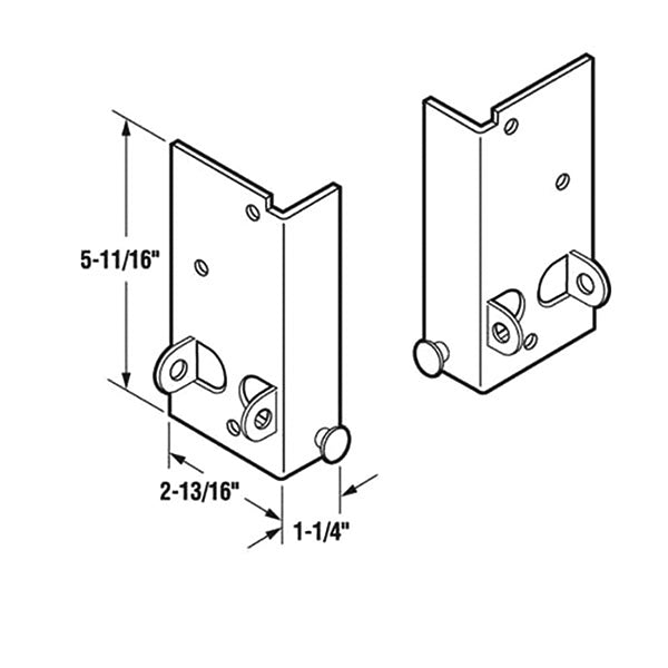 Bottom Lifting Bracket Set, Left & Right - Pairs - Bottom Lifting Bracket Set, Left & Right - Pairs