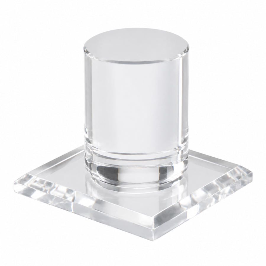 Clear Acrylic Self-Adhesive Pull - 11/16 Inch - Clear Acrylic Self-Adhesive Pull - 11/16 Inch