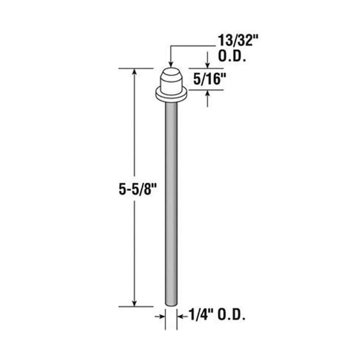 Pivot Rod, 1/4, Bottom - Pivot Rod, 1/4, Bottom