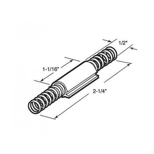 Snap-in Replacement Snugger for Bi-Folding Closet Doors - Snap-in Replacement Snugger for Bi-Folding Closet Doors