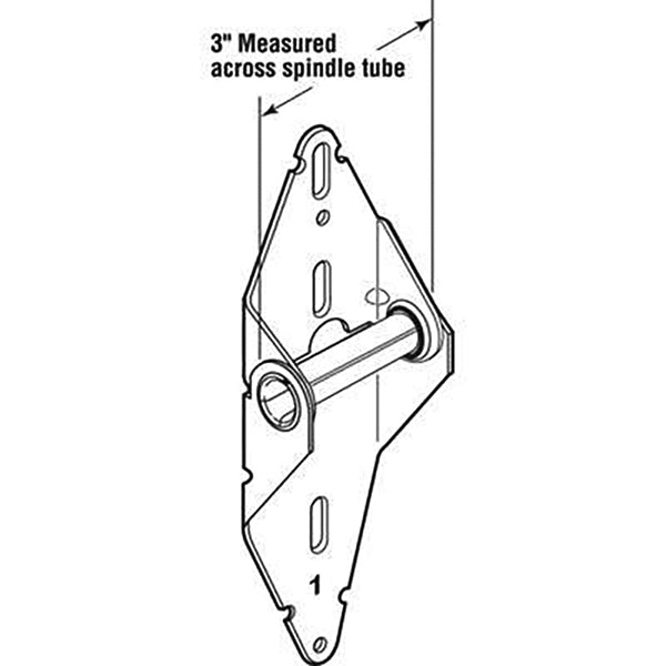 Garage Door Hinge - No.1 and Center -  Standard - 2 pack - Garage Door Hinge - No.1 and Center -  Standard - 2 pack